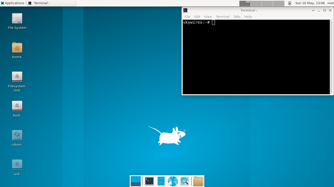 Chạy Alpine Linux desktop trên VMware
