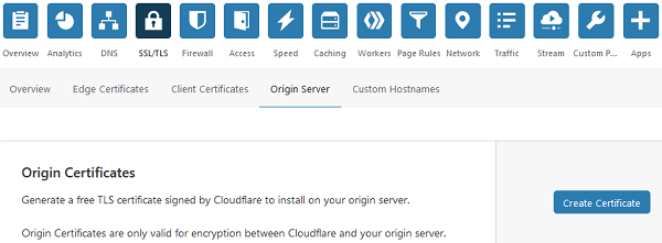 Tạo chứng chỉ SSL