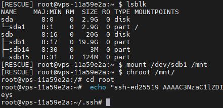 Thay key SSH trên nhà cung cấp SSH
