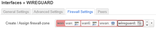 Cấu hình tường lửa cho Wireguard trên OpenWRT